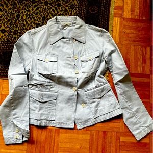 Calvin Klein twill crop jacket